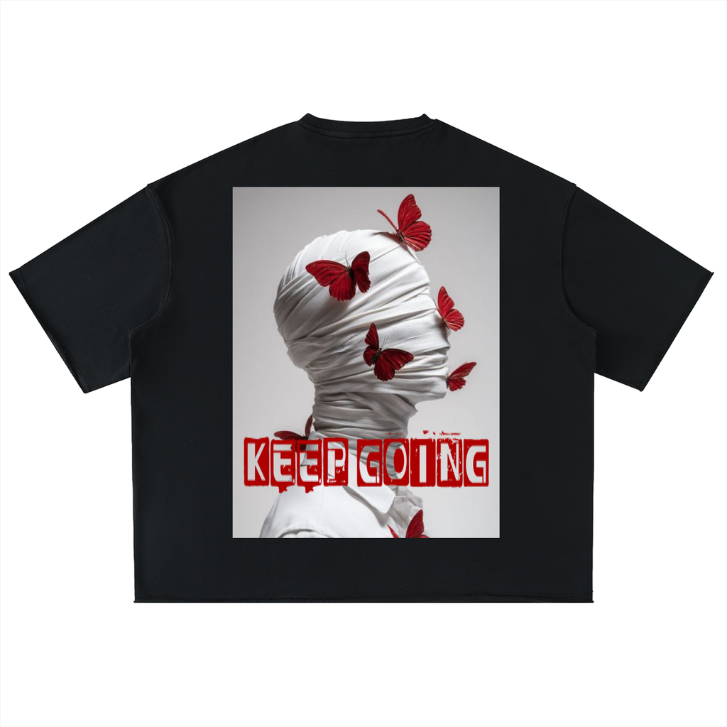 BCK Rolled Hem Half Sleeve T-Shirt