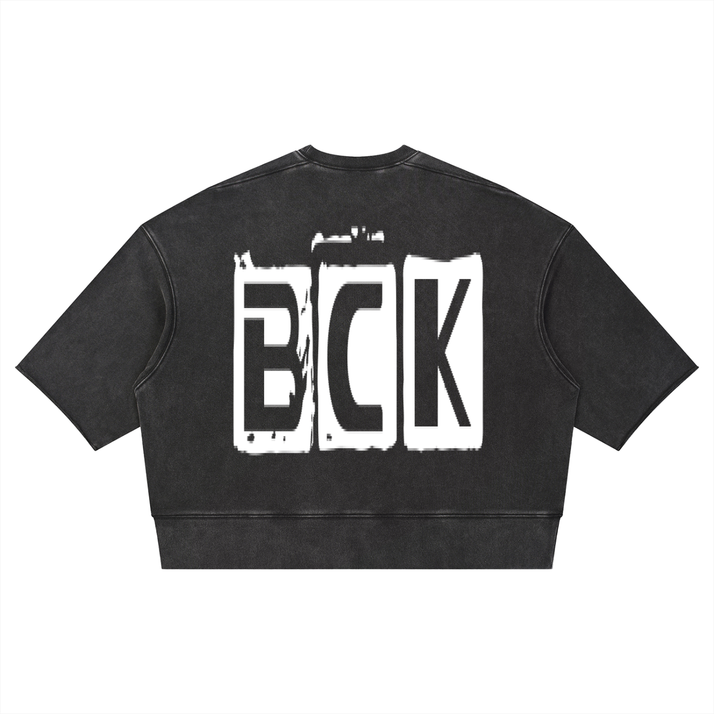 BCK Boxy Raw Edge T-Shirt