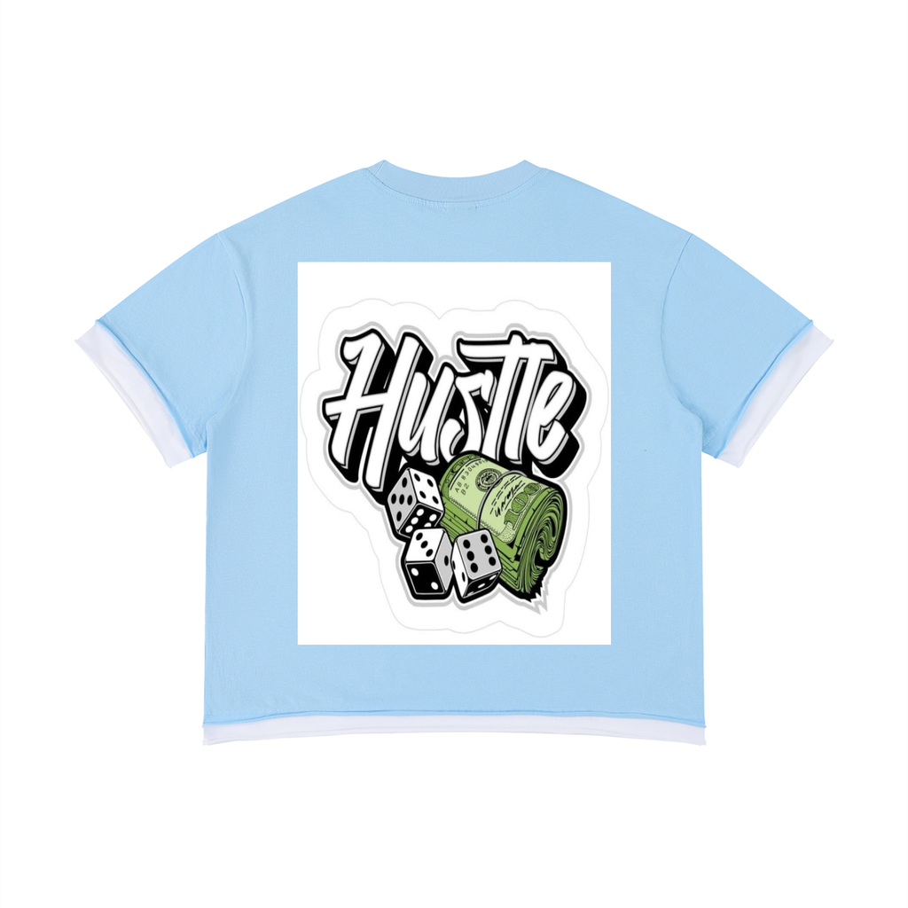BCK Boxy Color Block T-Shirt