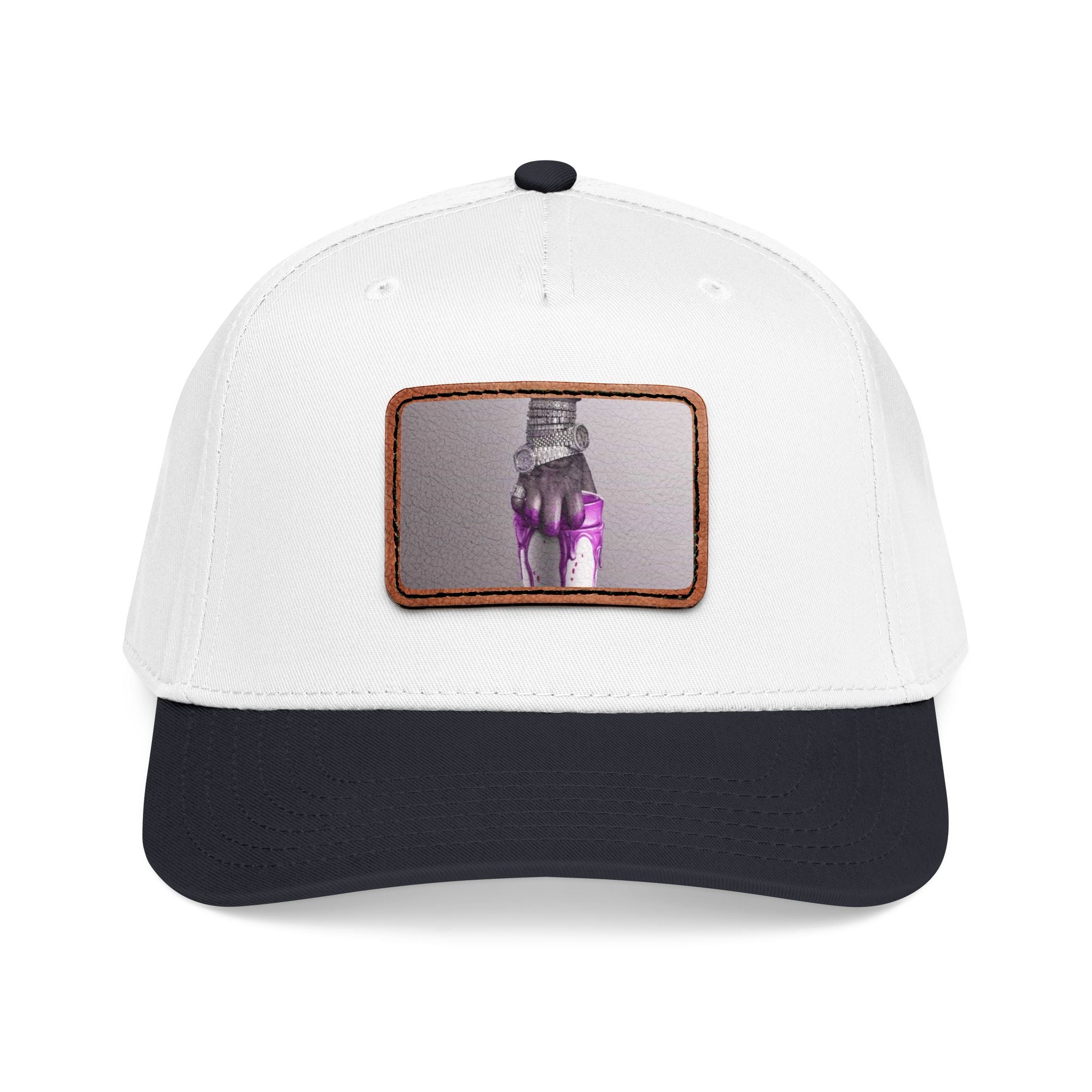 BCK  Leather Patch Baseball Cap