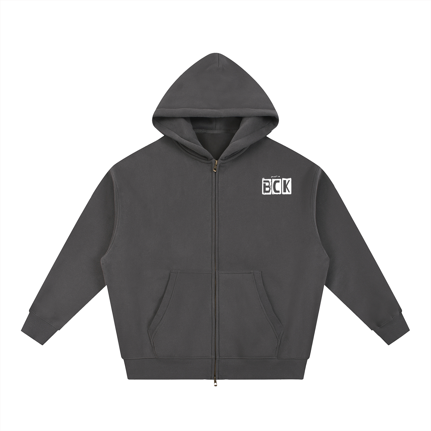 BCK Essential Oversized Fleece Boxy Hoodie