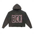 BCK Frayed-Hem Hoodie