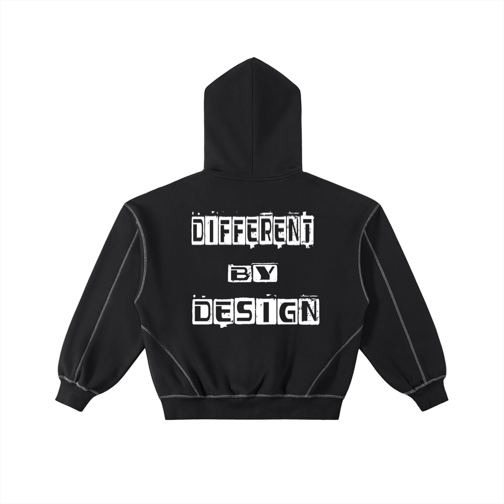 BCK Boxy Fleece Zip Hoodie