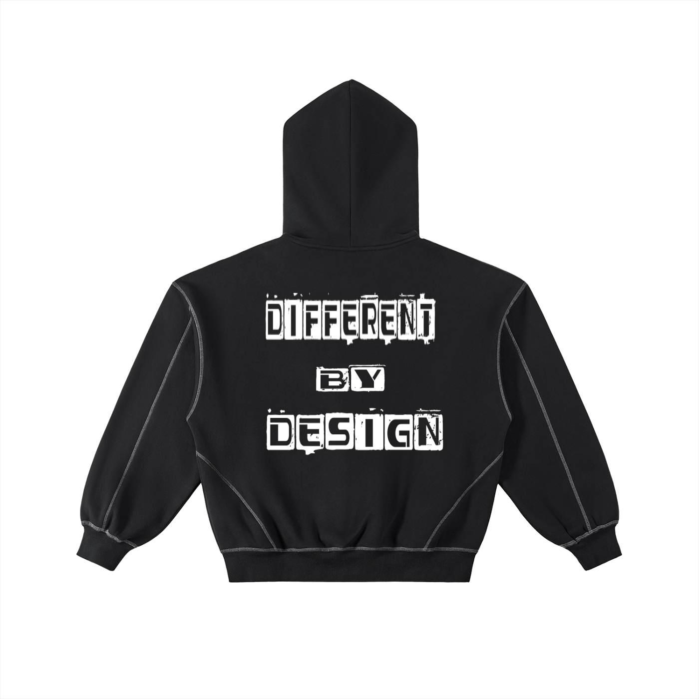 BCK Boxy Fleece Zip Hoodie