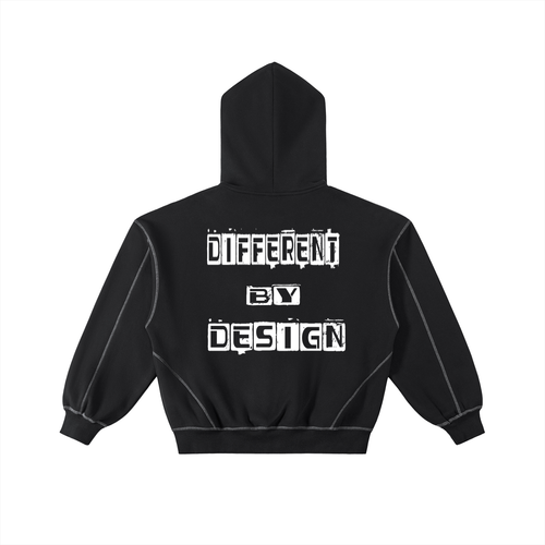 BCK Boxy Fleece Zip Hoodie