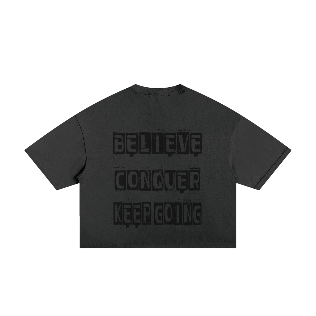 BCK Classic Frayed Boxy Tee