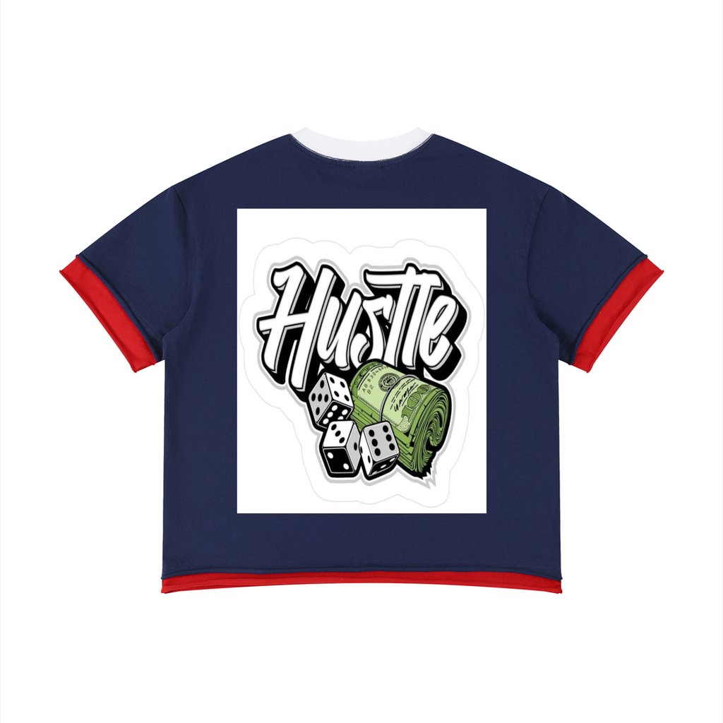 BCK Boxy Color Block T-Shirt