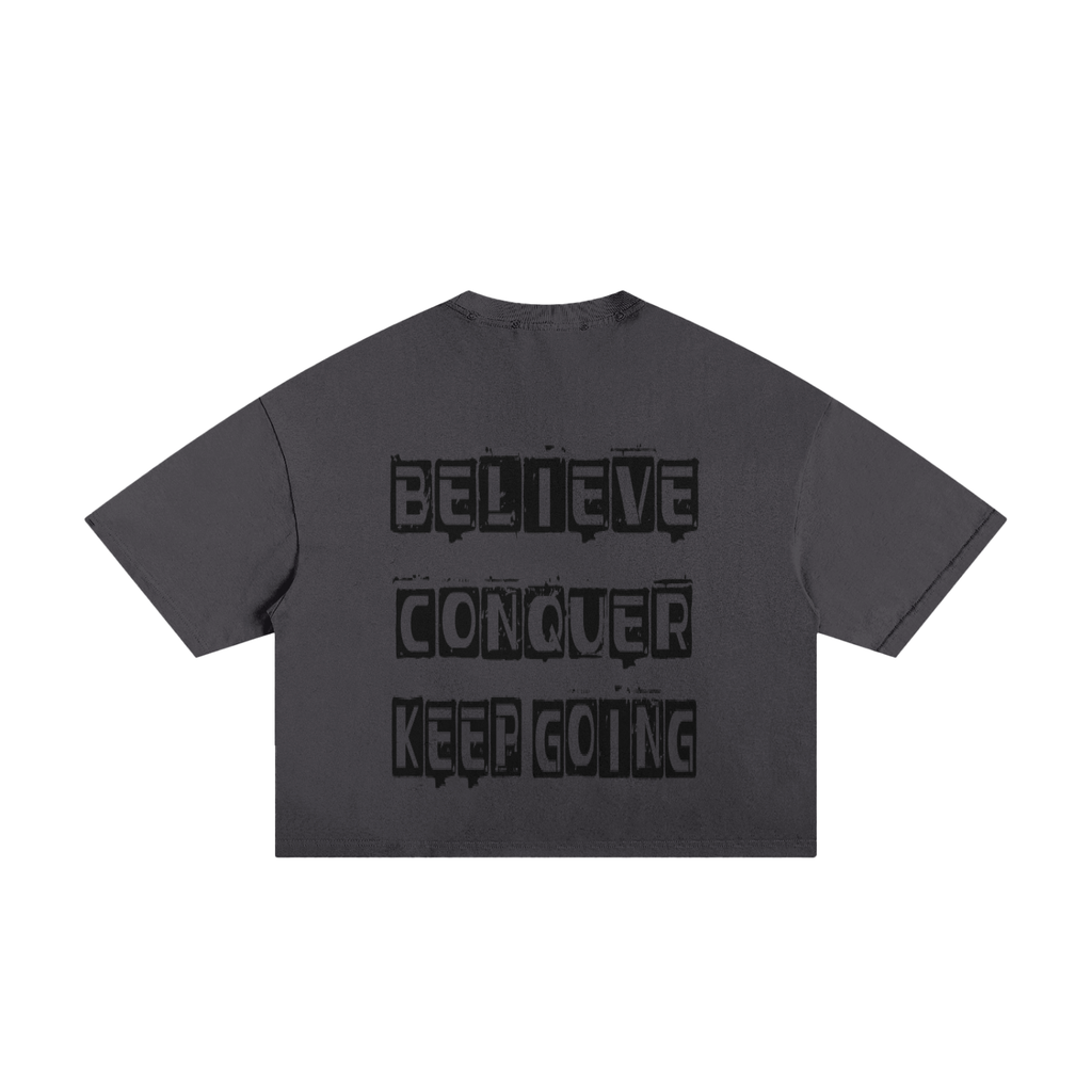 BCK Classic Frayed Boxy Tee