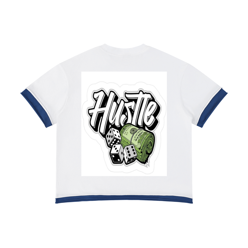 BCK Boxy Color Block T-Shirt
