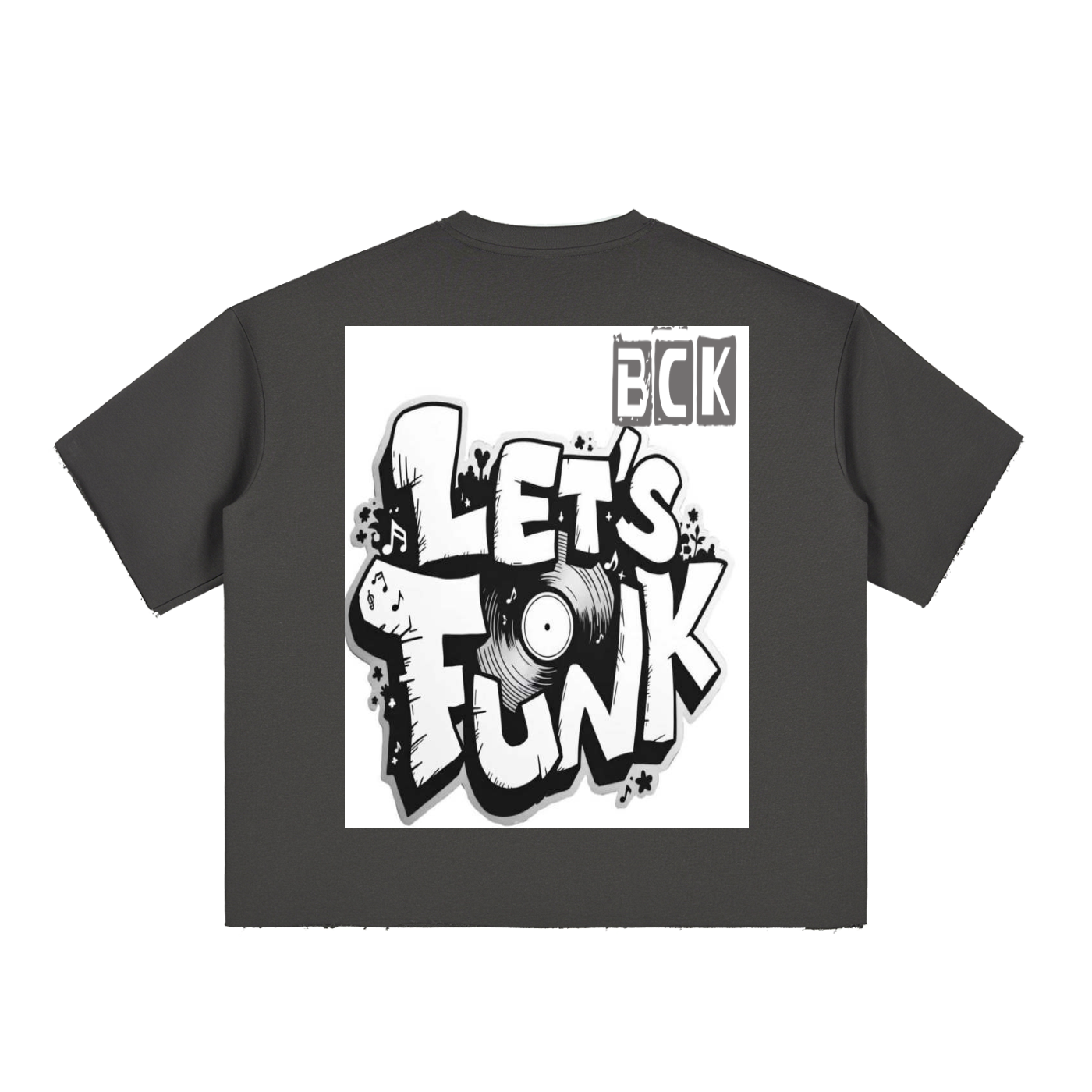 BCK Boxy Raw-Edge T-Shirt