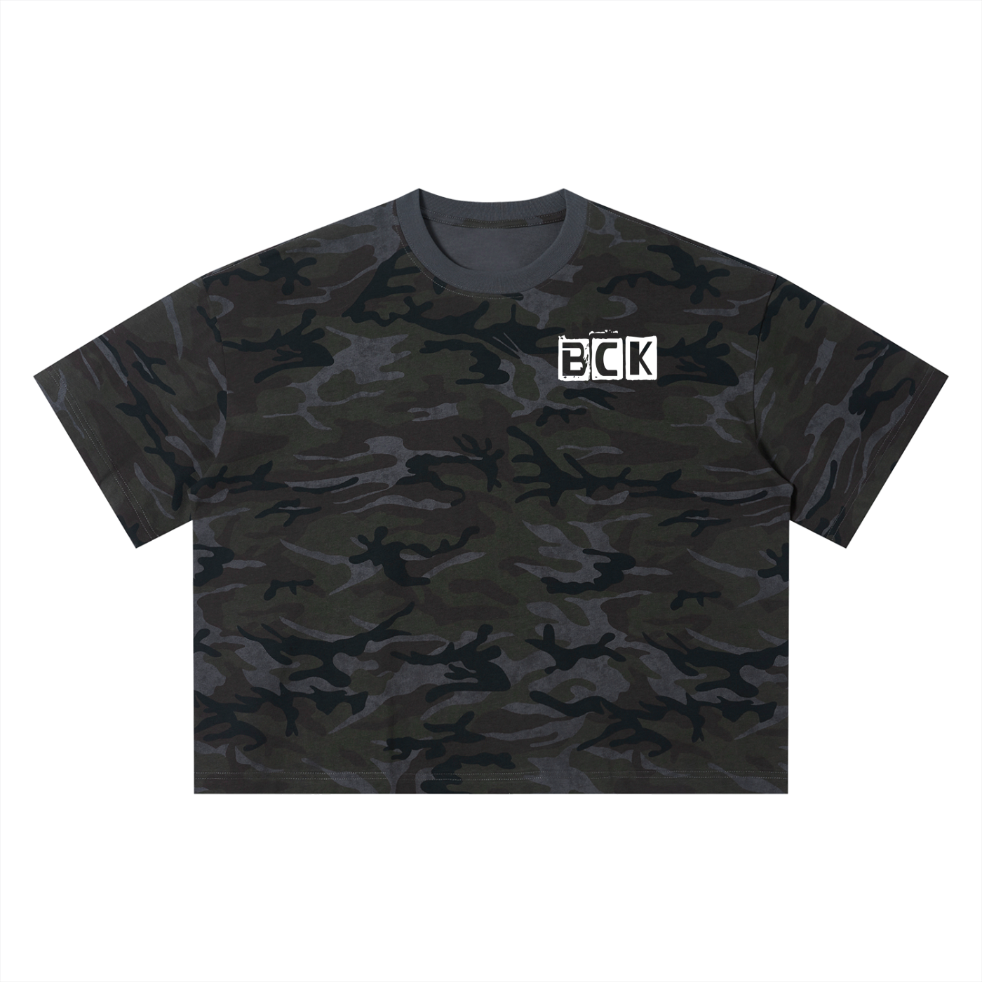 BCK Camo Boxy T-Shirt
