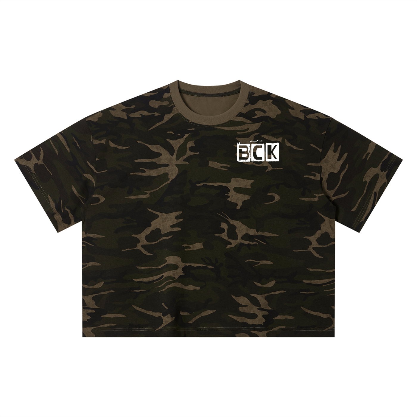 BCK Camo Boxy T-Shirt