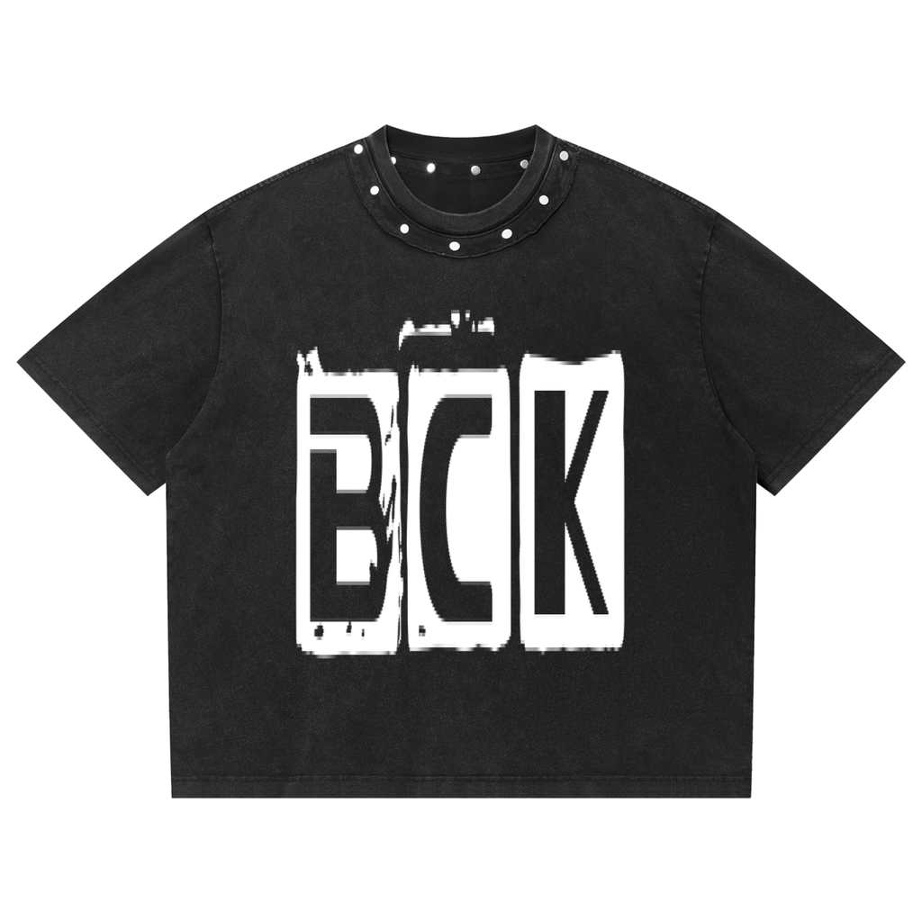 BCK Boxy Studded T-Shirt