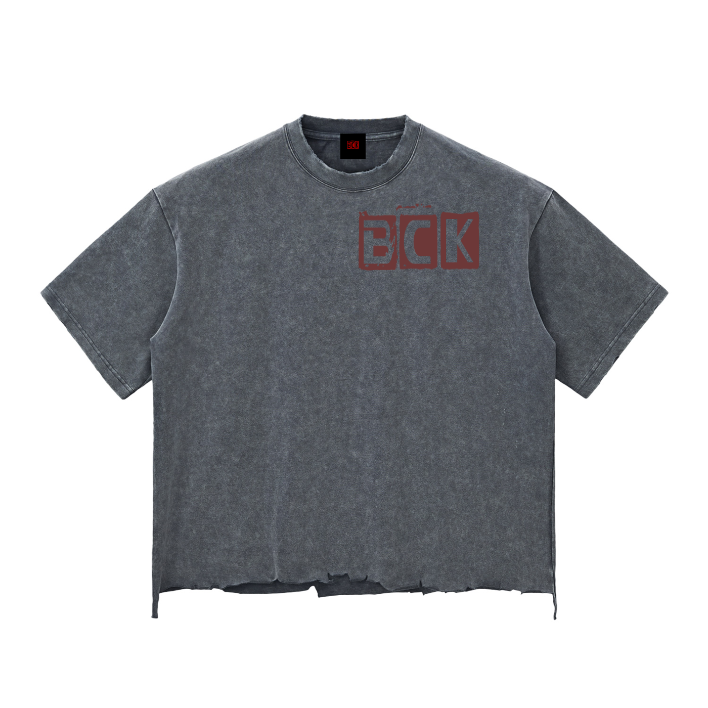 BCK  Raw-Hem Boxy T-shirt