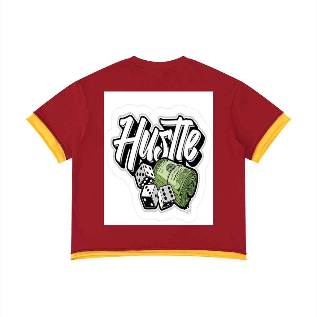 BCK Boxy Color Block T-Shirt