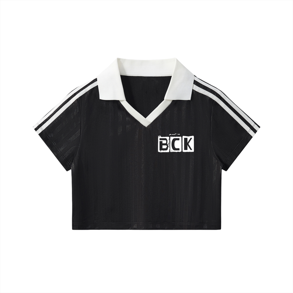 BCK Striped Cropped Jersey