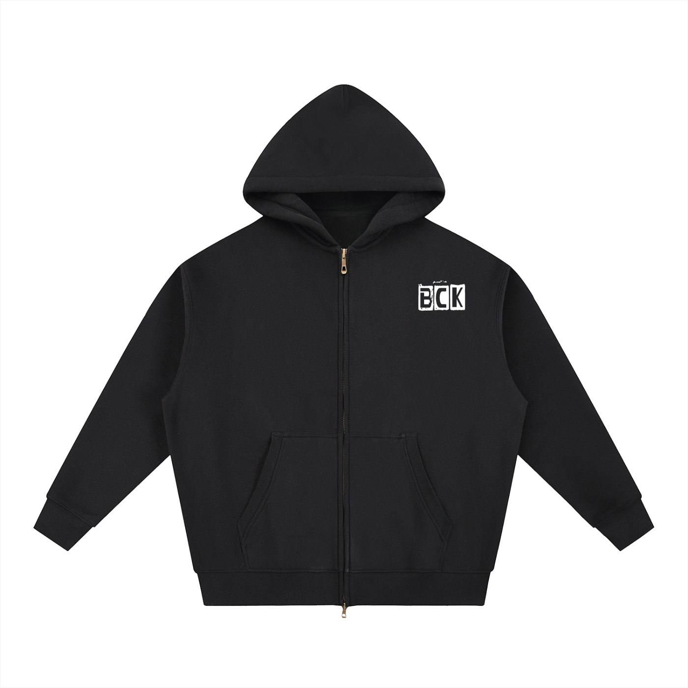 BCK Essential Oversized Fleece Boxy Hoodie