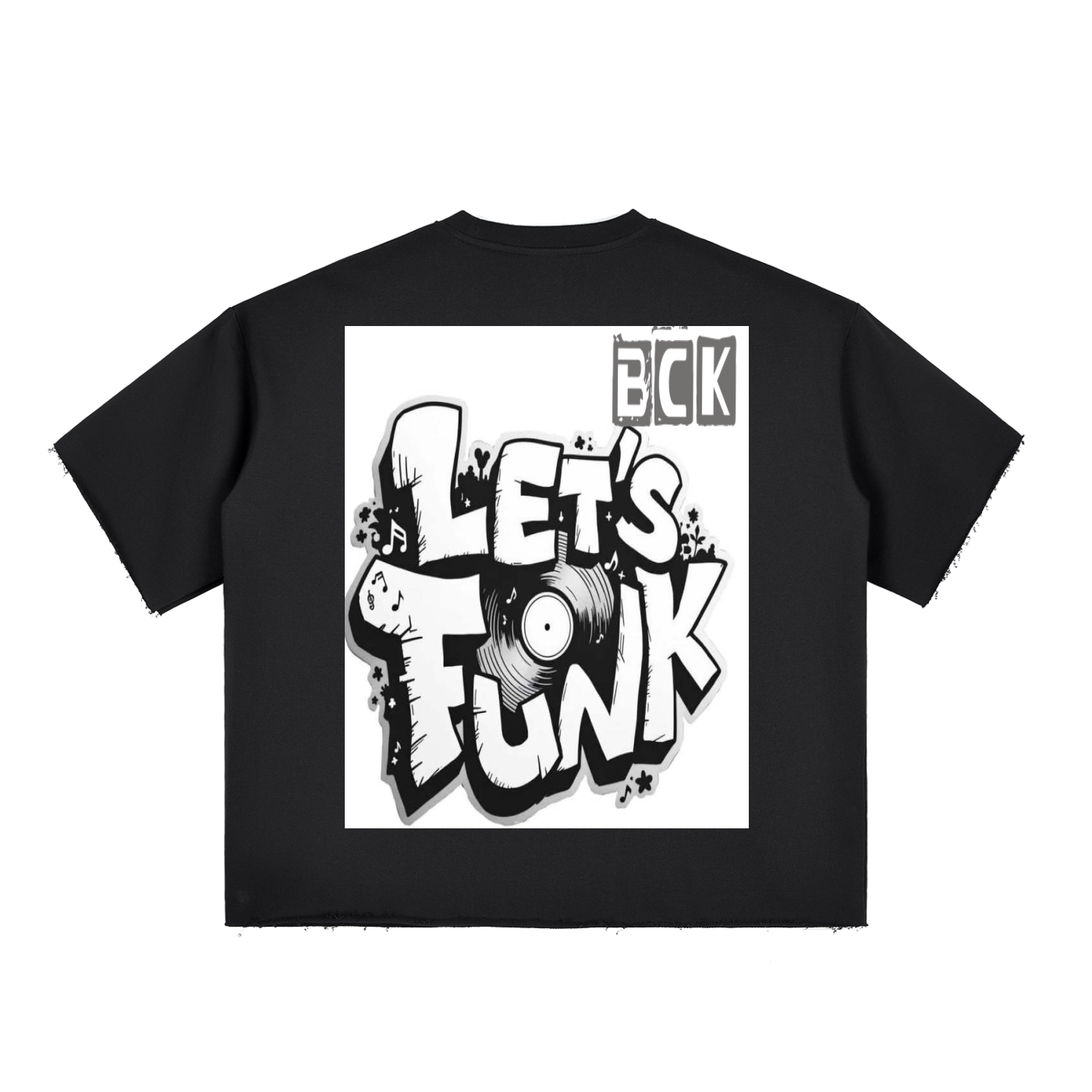 BCK Boxy Raw-Edge T-Shirt