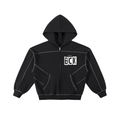 BCK Boxy Fleece Zip Hoodie