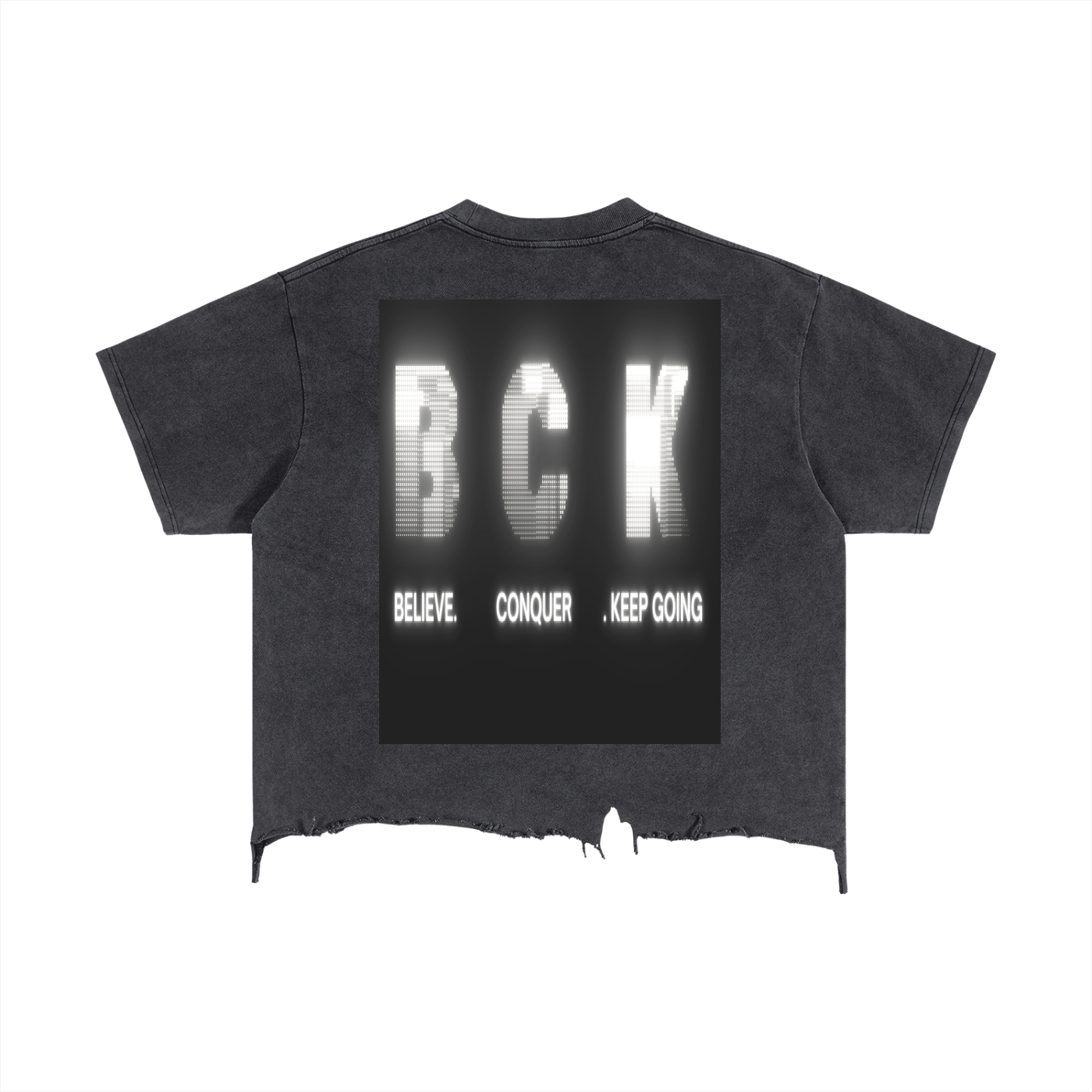 BCK Boxy Hem T-Shirt