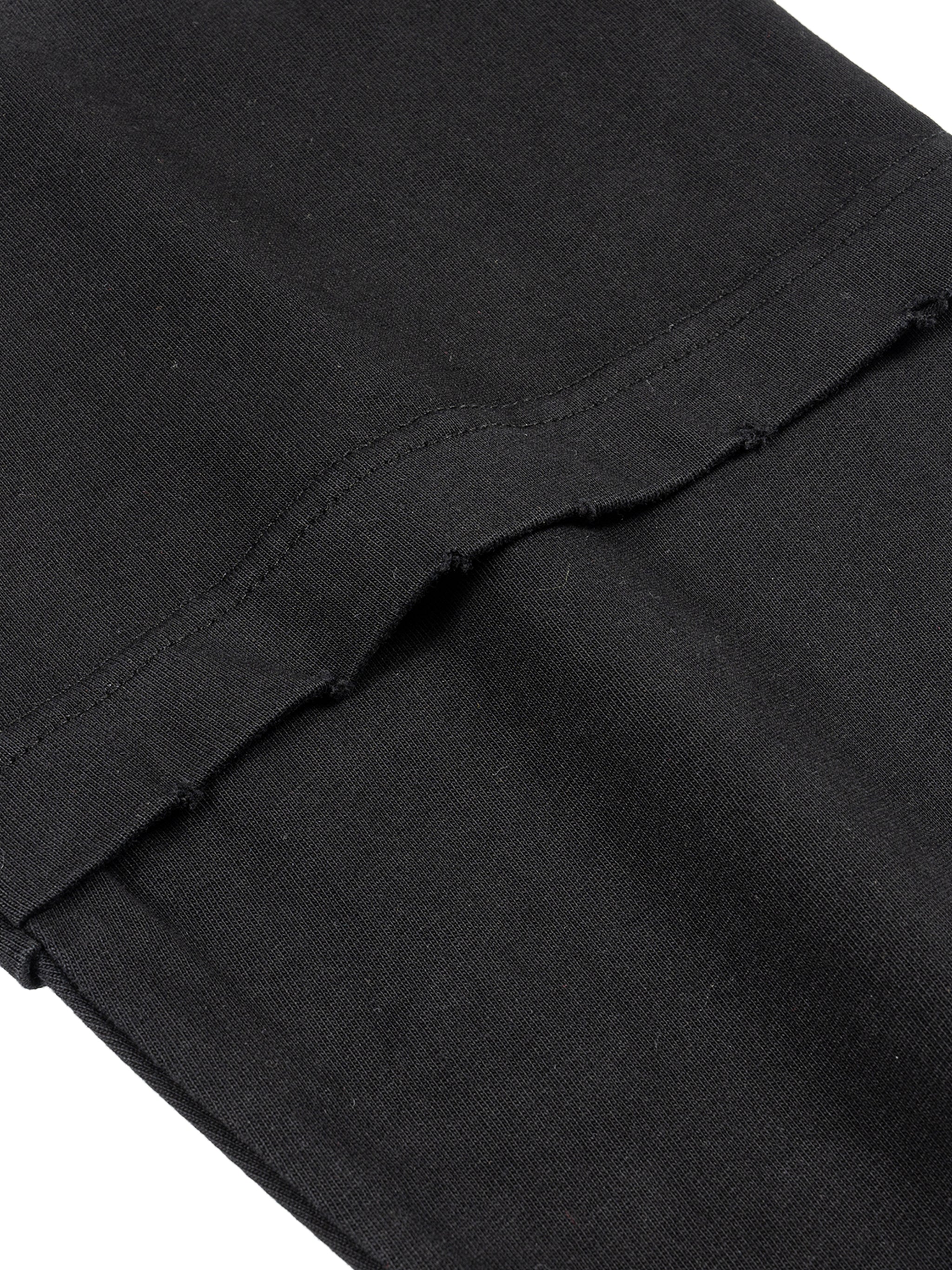 BCK Hand-Frayed Faux Two-Piece T-Shirt
