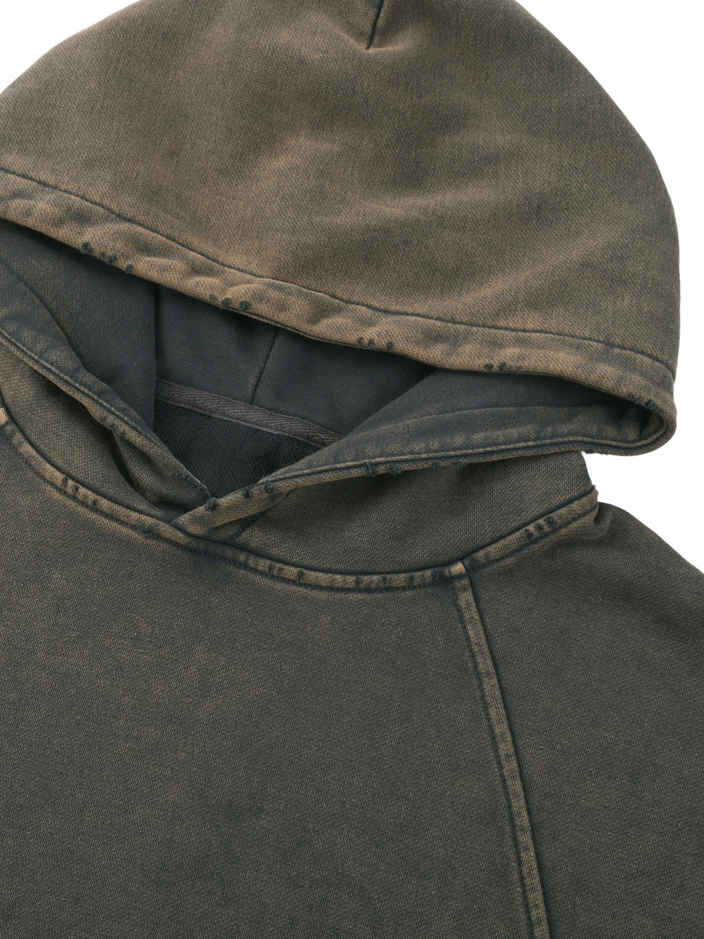 BCK Frayed-Hem Hoodie