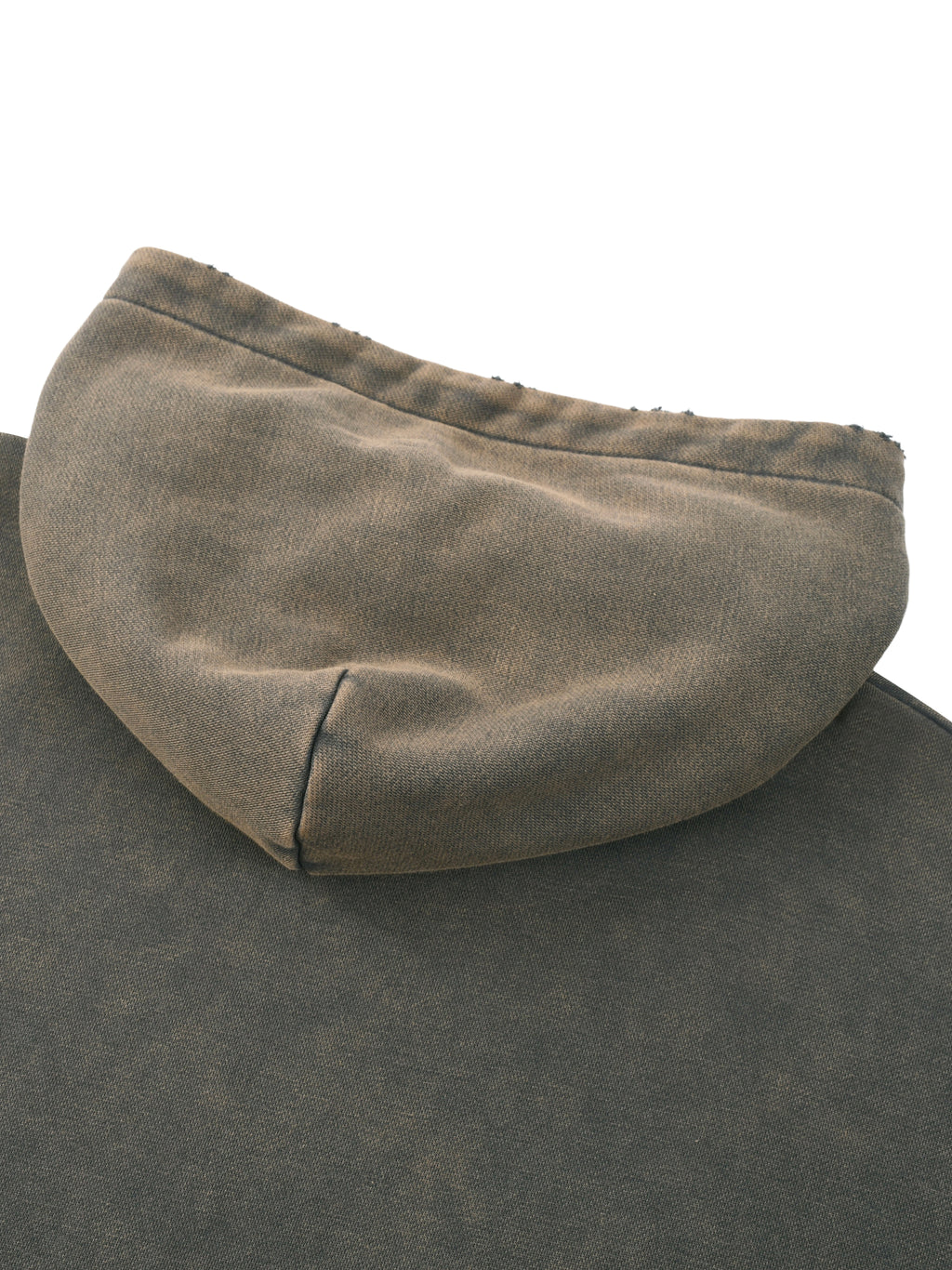 BCK Frayed-Hem Hoodie