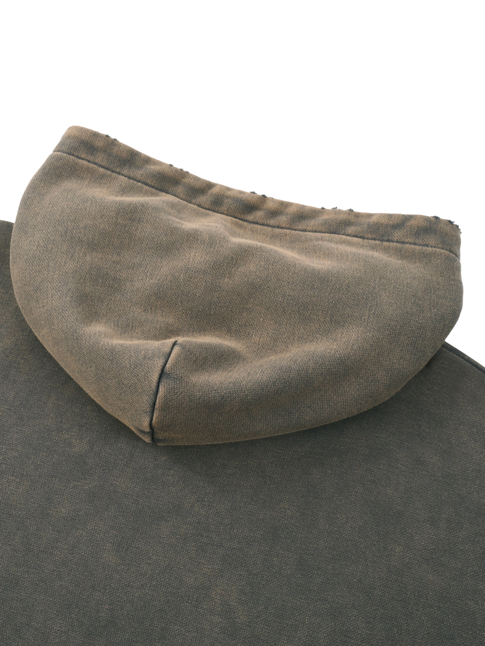 BCK Frayed-Hem Hoodie