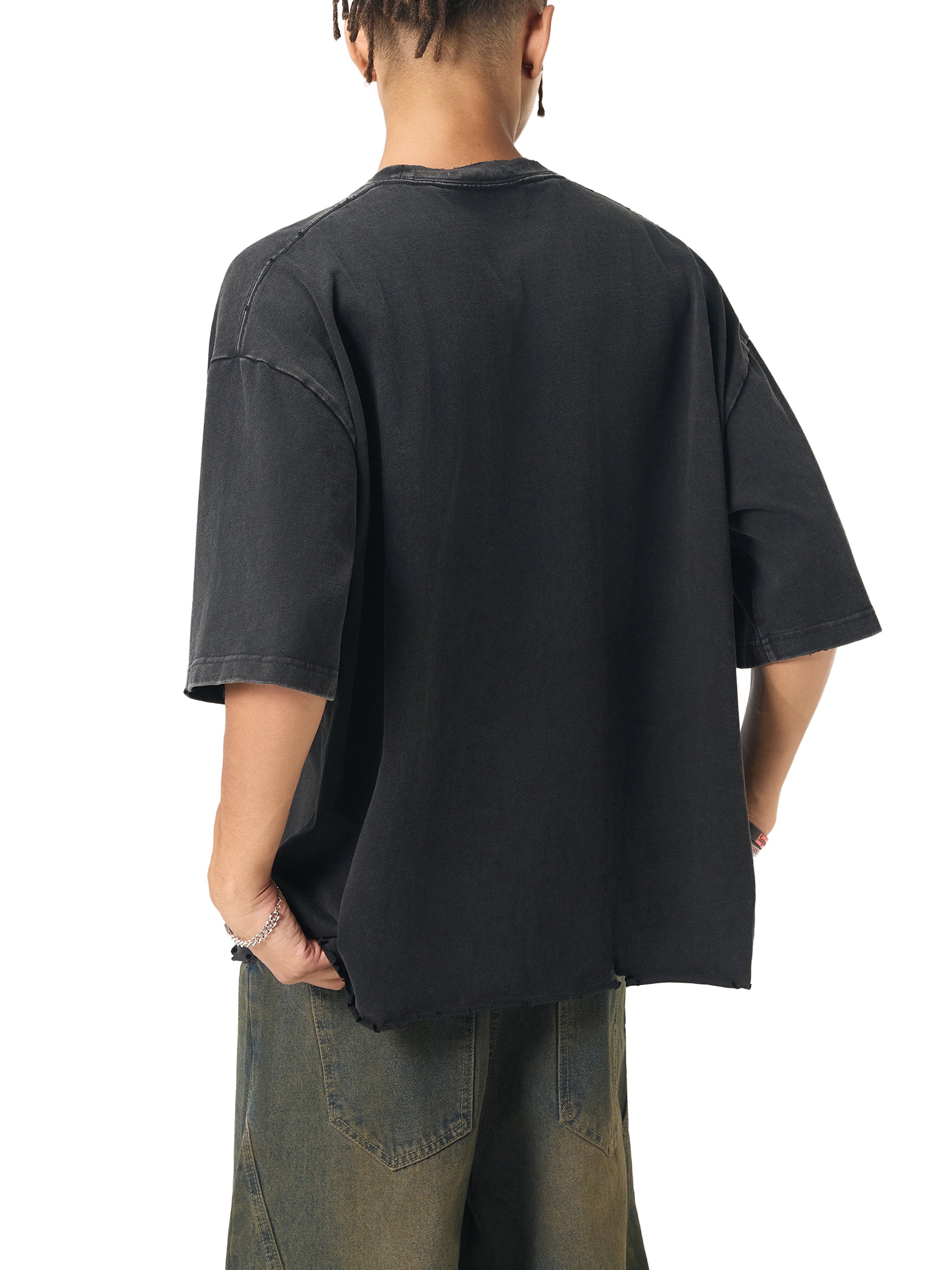 BCK  Raw-Hem Boxy T-shirt