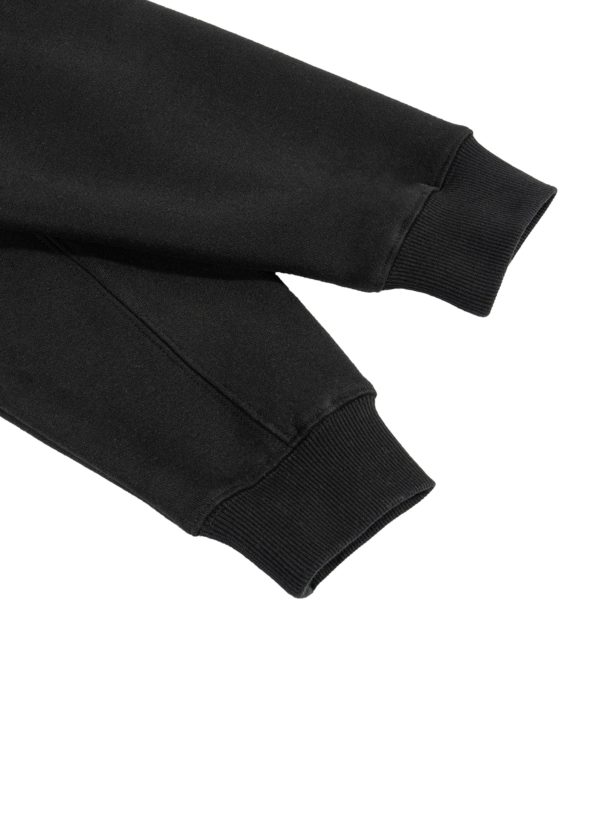 BCK  Fleece Zip-Up Boxy Hoodie