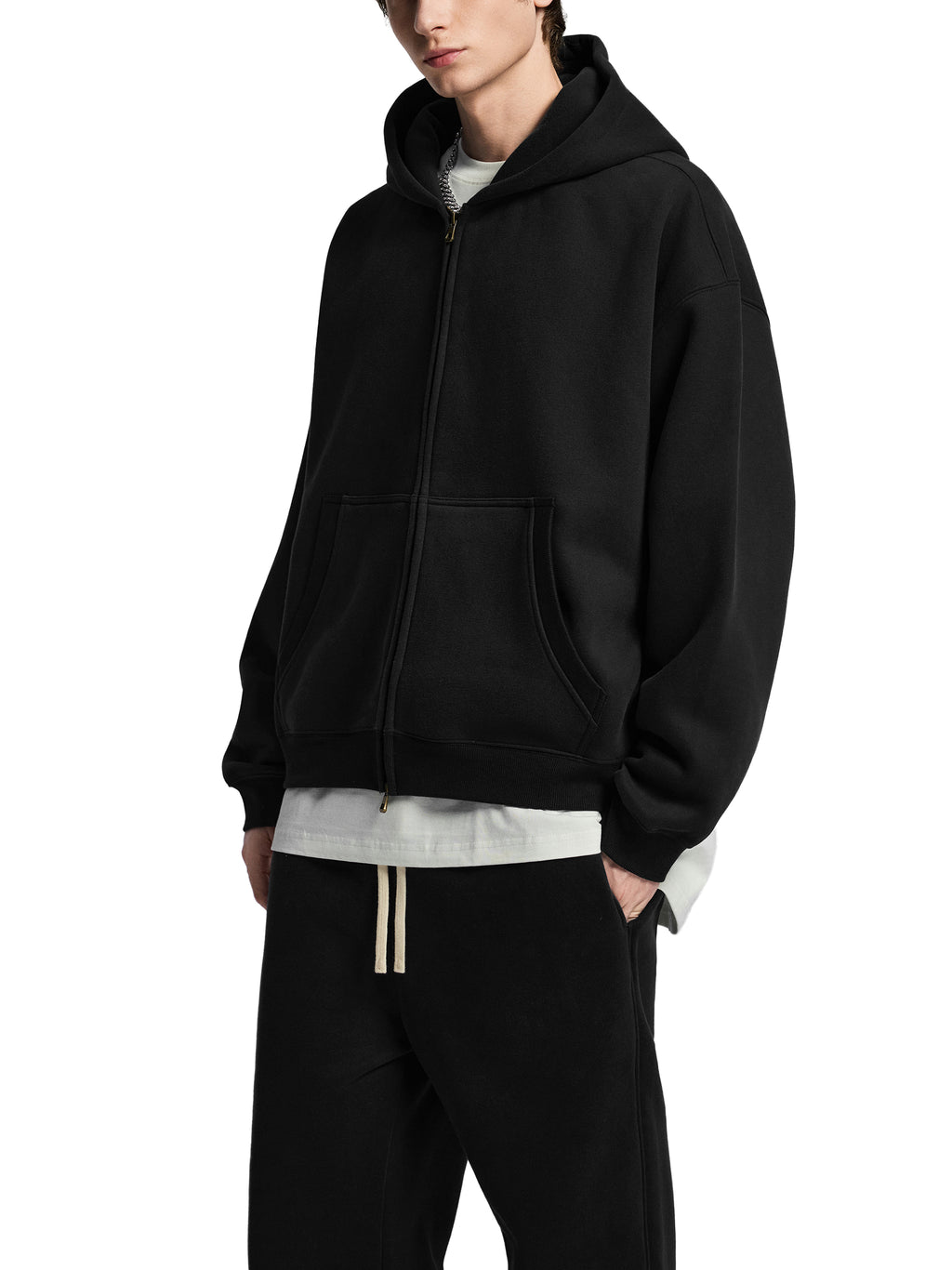 BCK Essential Oversized Fleece Boxy Hoodie