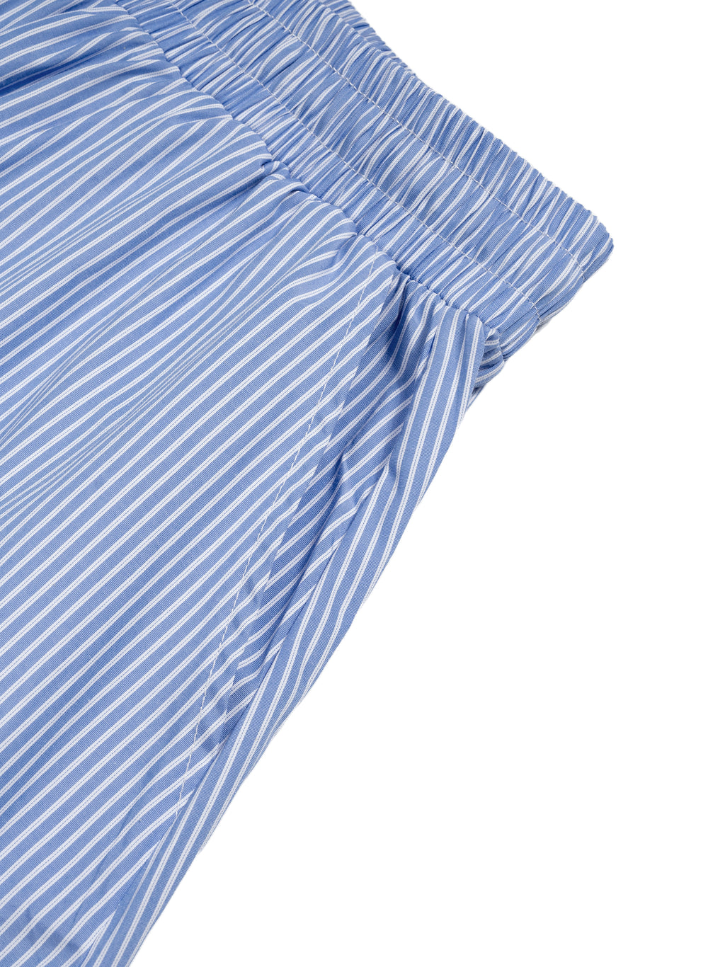 BCK Vertical Stripe Drawstring Barrel Pants