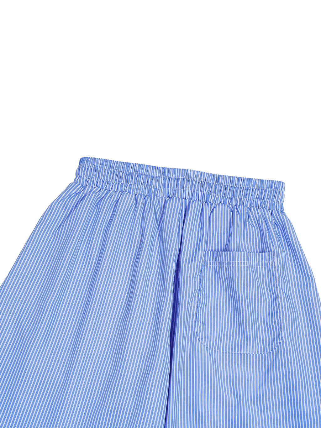 BCK Vertical Stripe Drawstring Barrel Pants