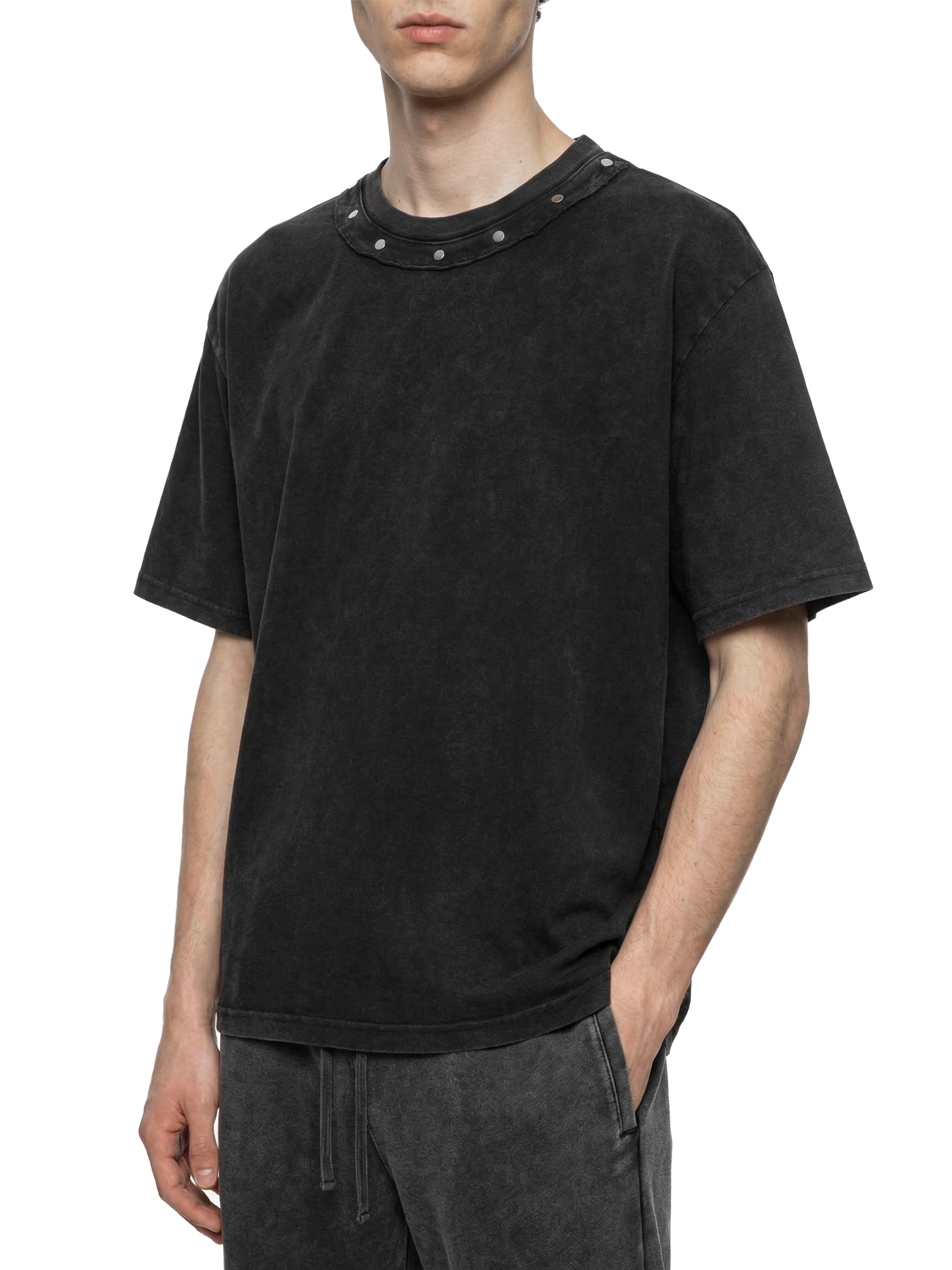 BCK Boxy Studded T-Shirt