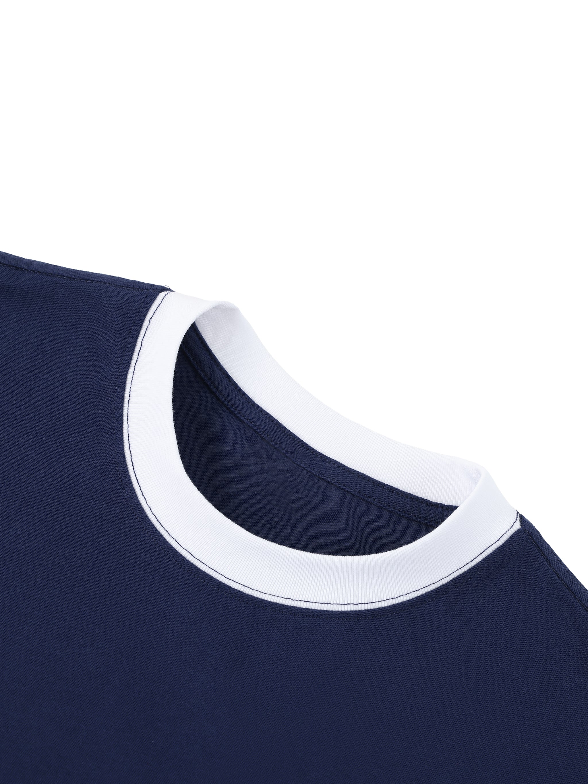 BCK Boxy Color Block T-Shirt