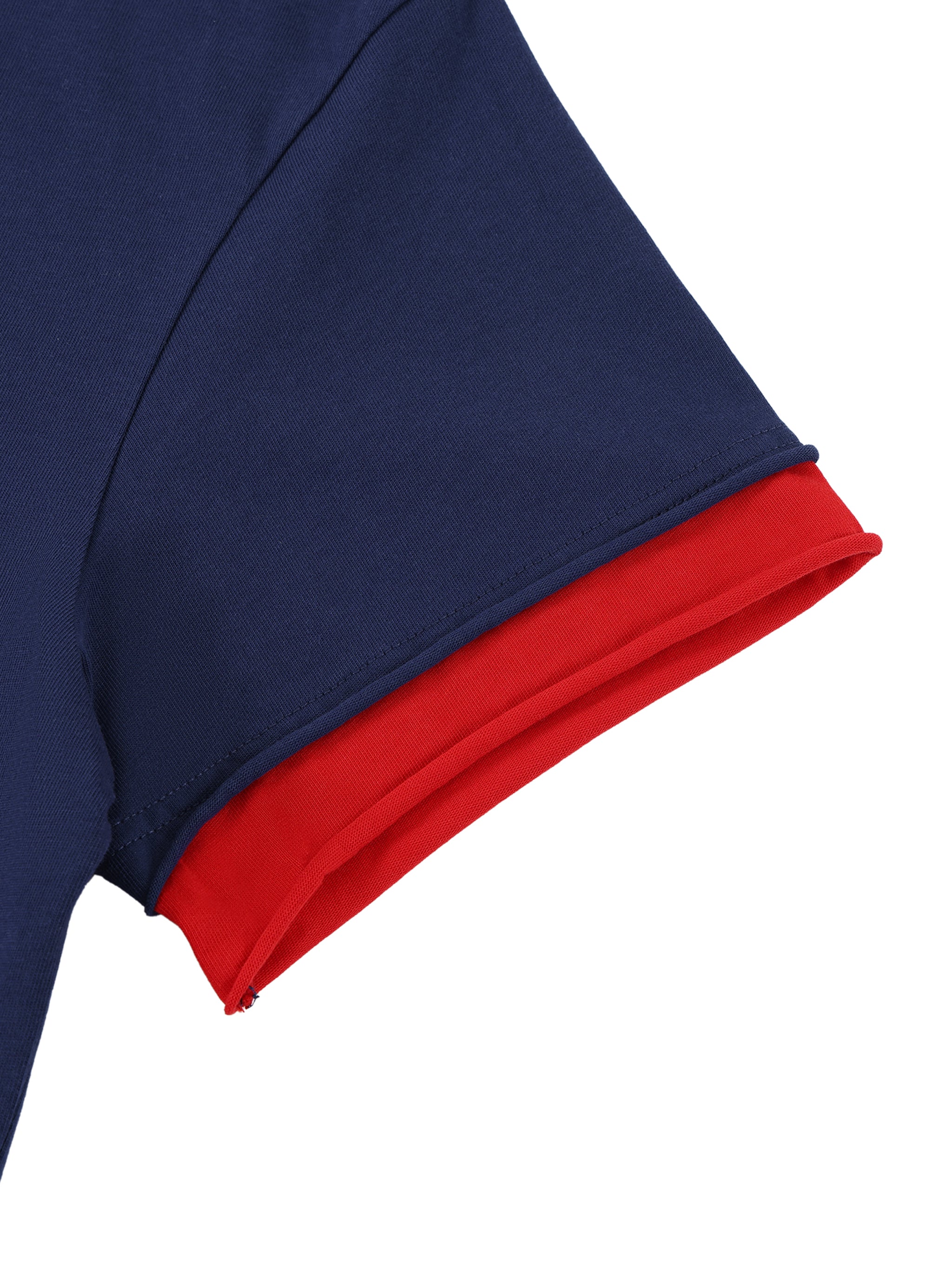 BCK Boxy Color Block T-Shirt