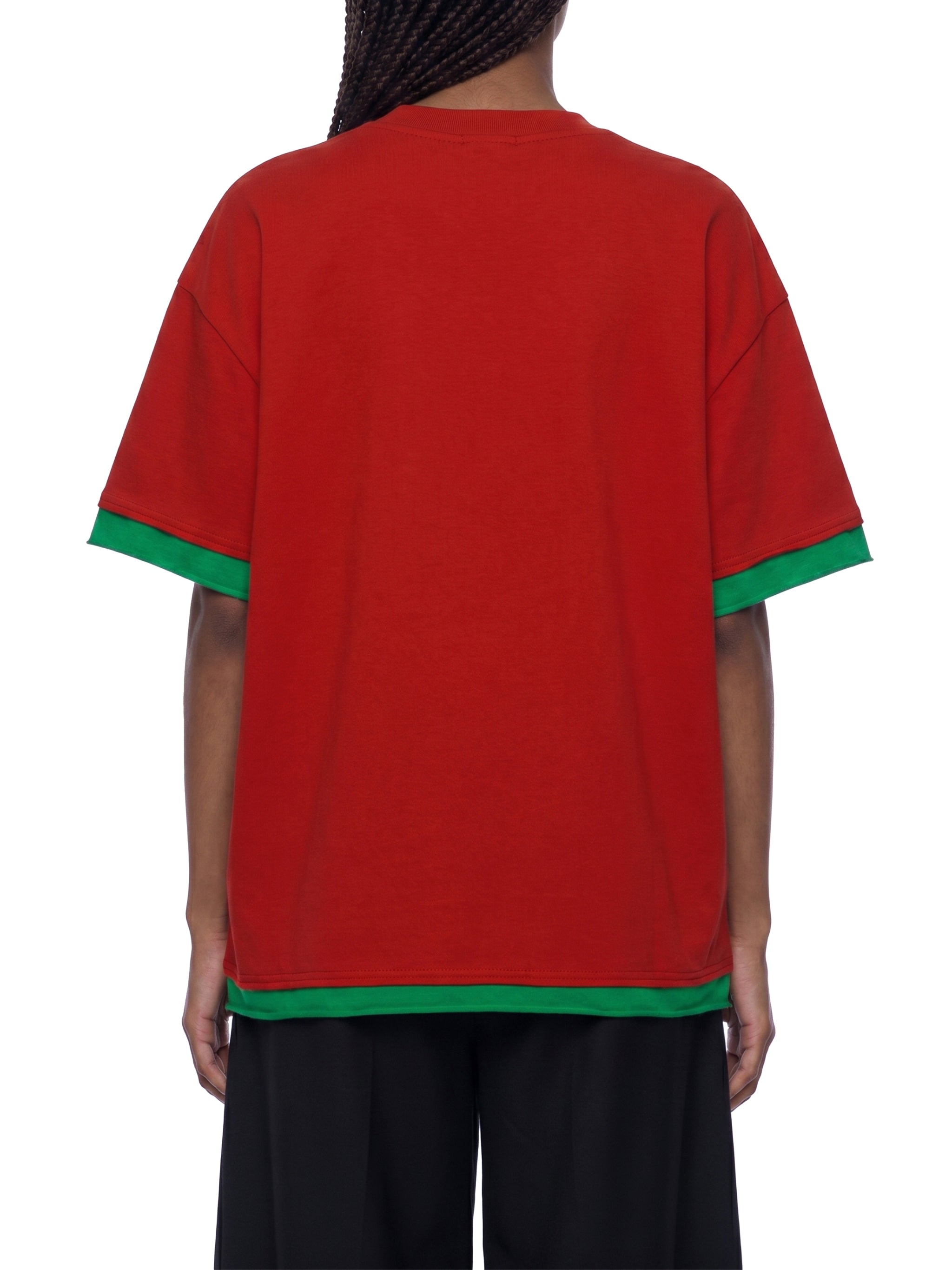 BCK Boxy Color Block T-Shirt