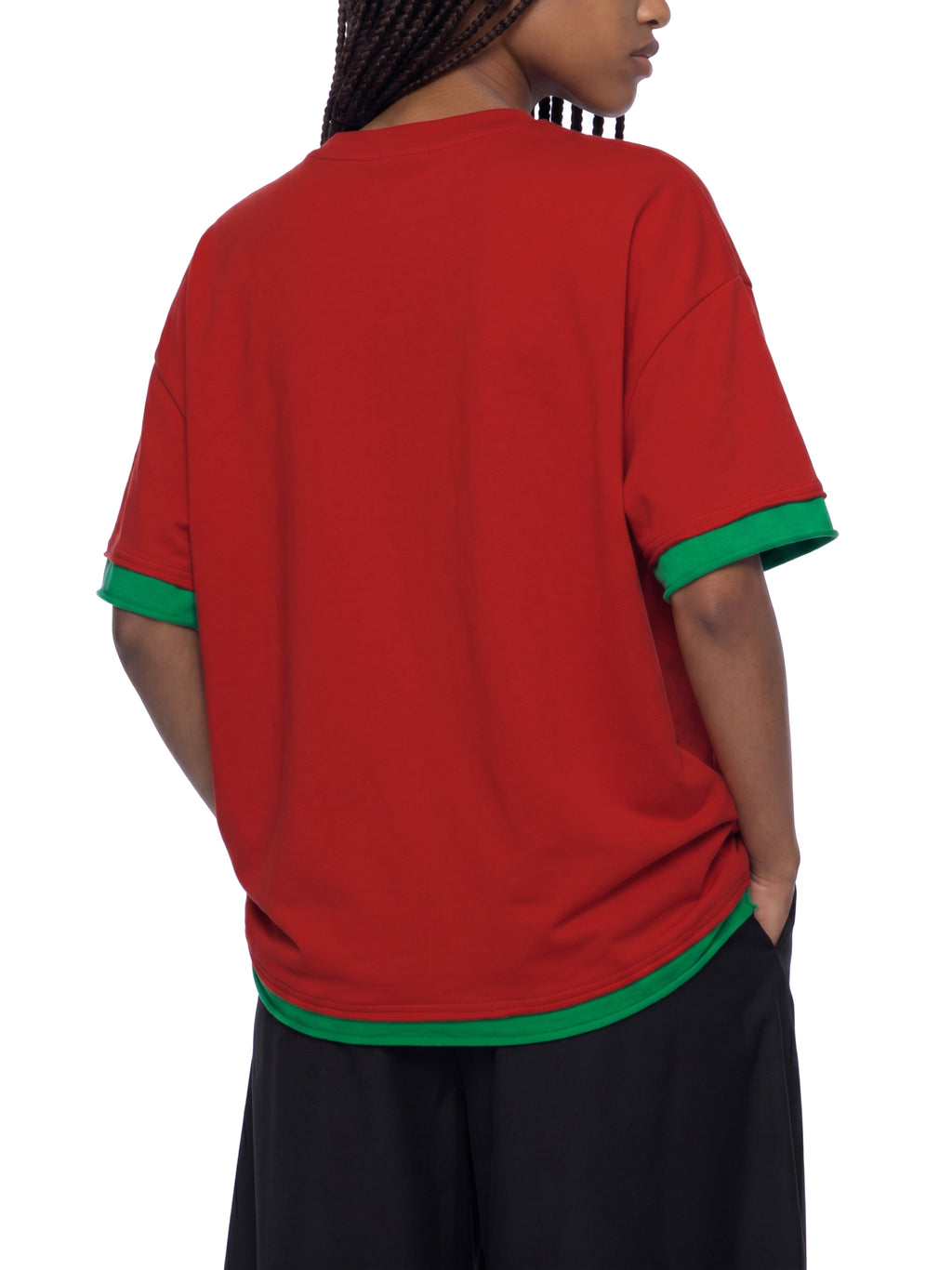 BCK Boxy Color Block T-Shirt