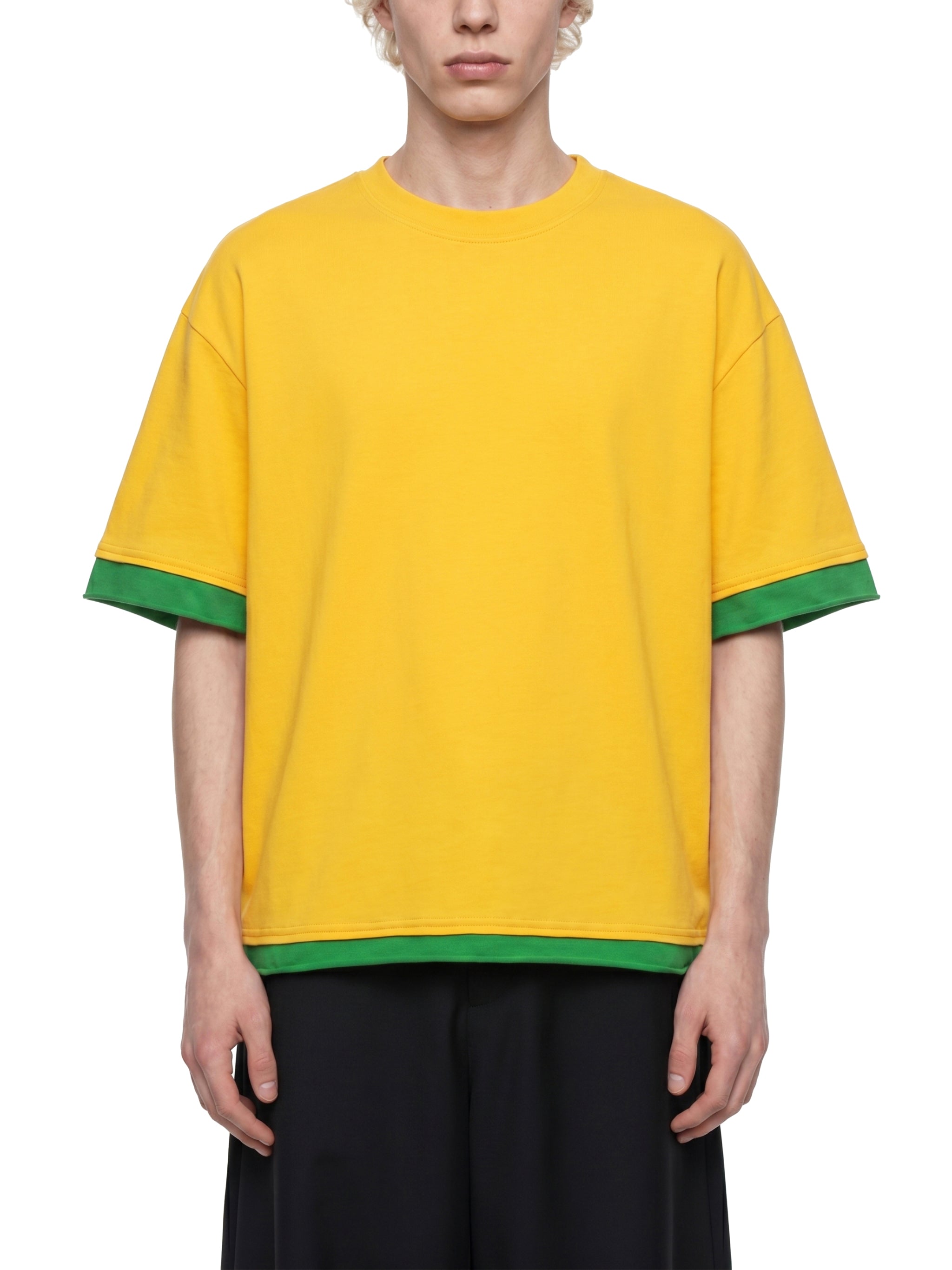 BCK Boxy Color Block T-Shirt