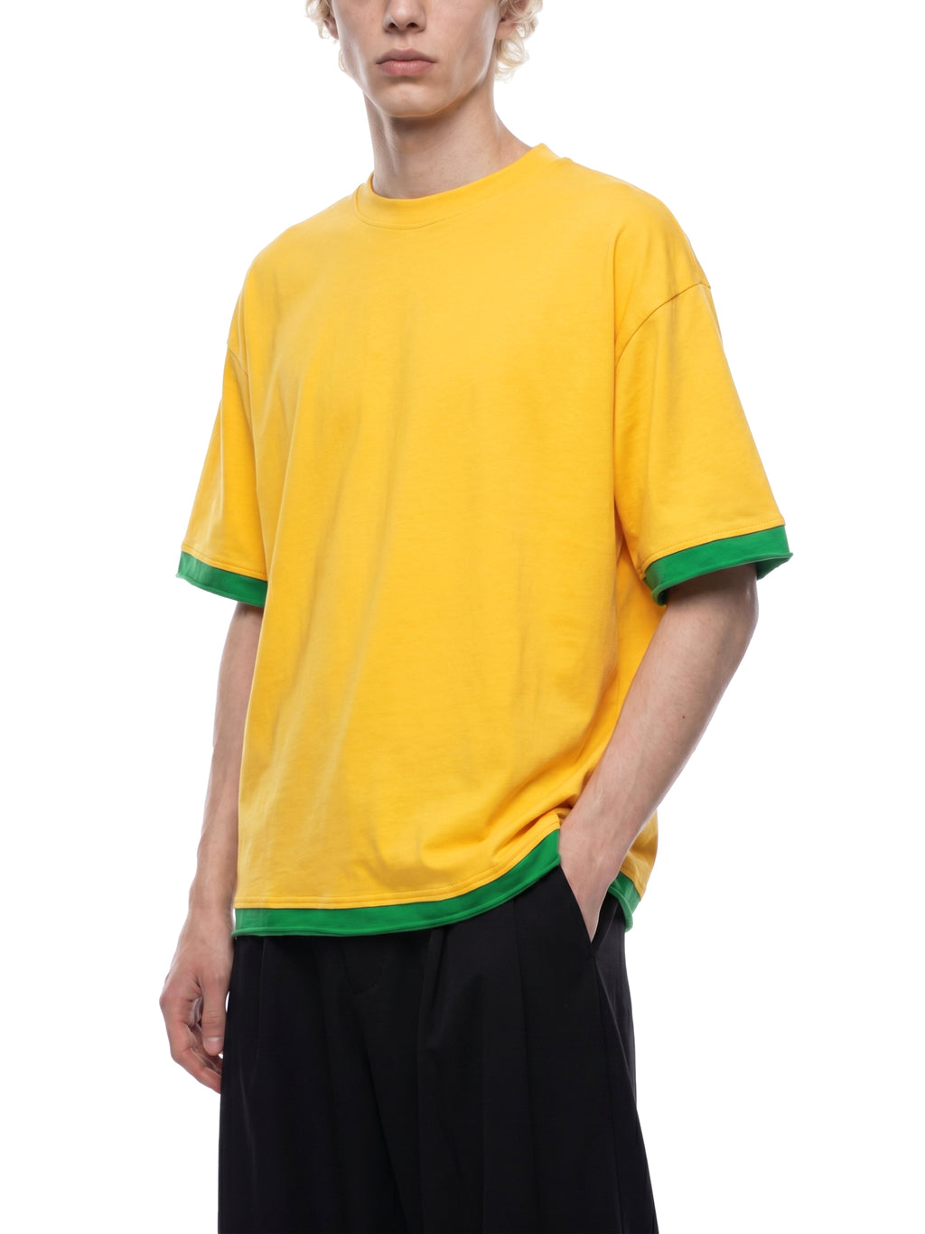BCK Boxy Color Block T-Shirt
