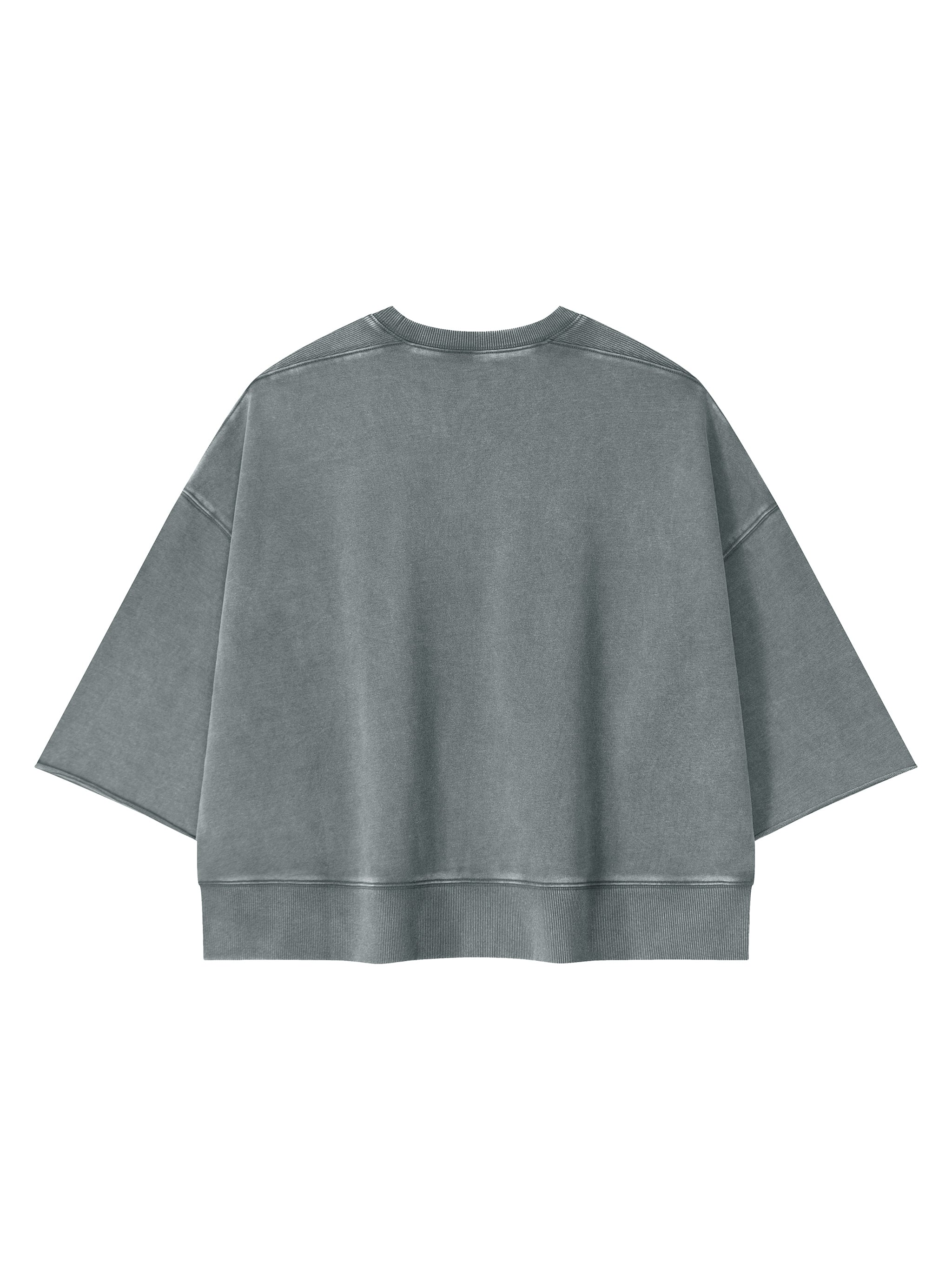 BCK Boxy Raw Edge T-Shirt