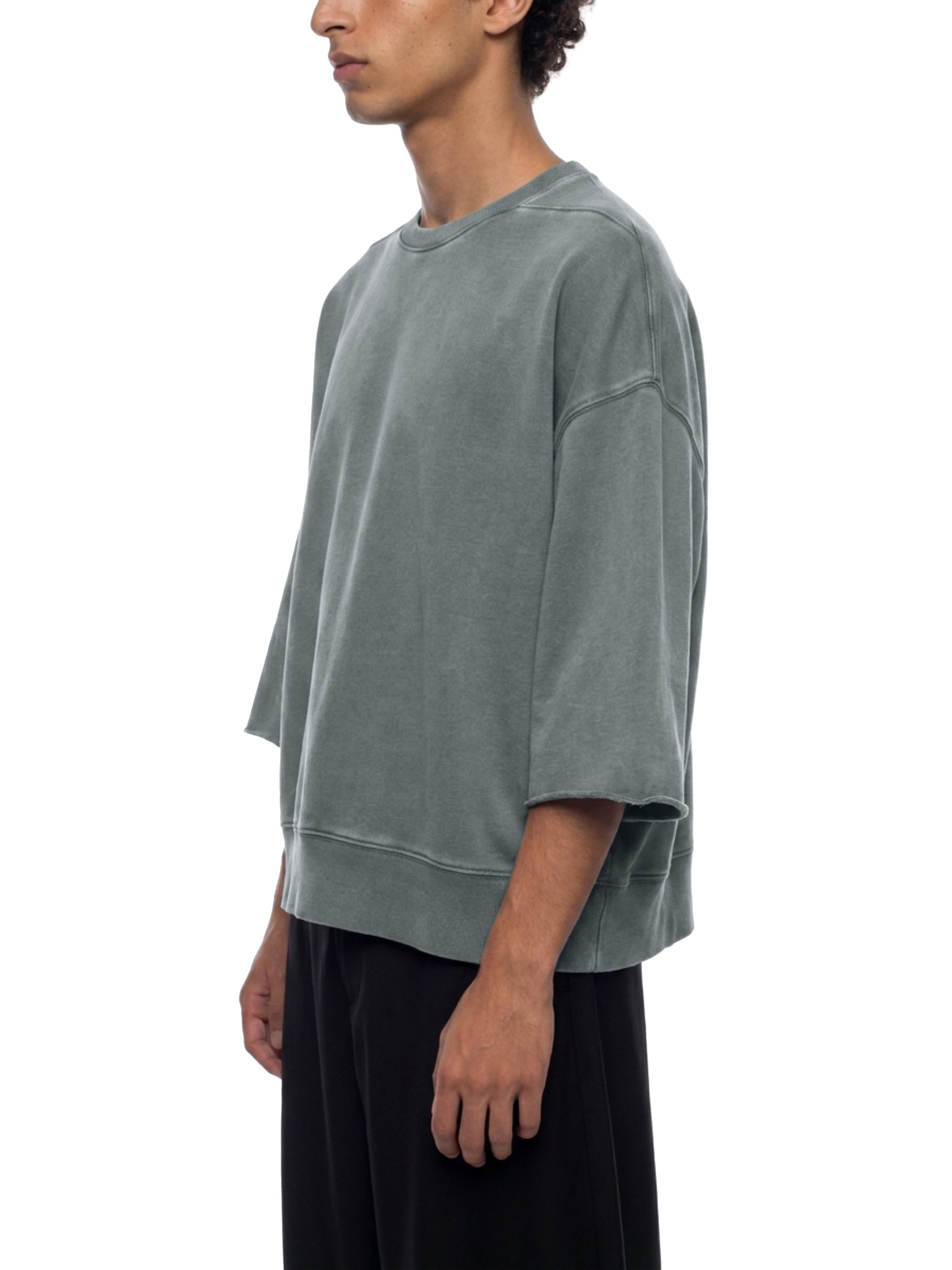 BCK Boxy Raw Edge T-Shirt