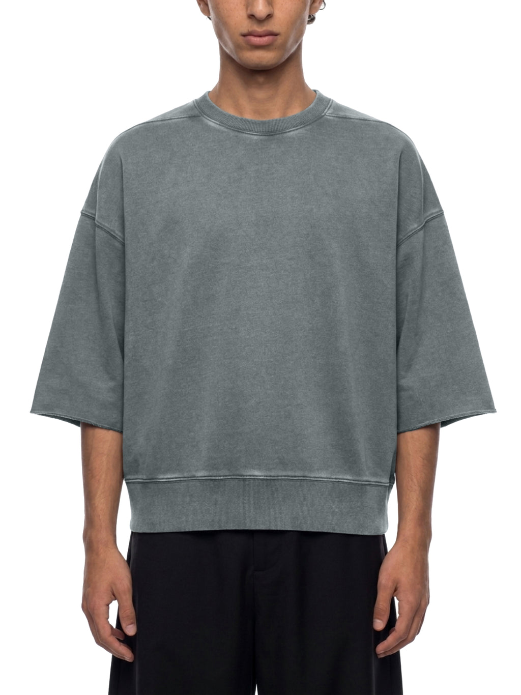 BCK Boxy Raw Edge T-Shirt