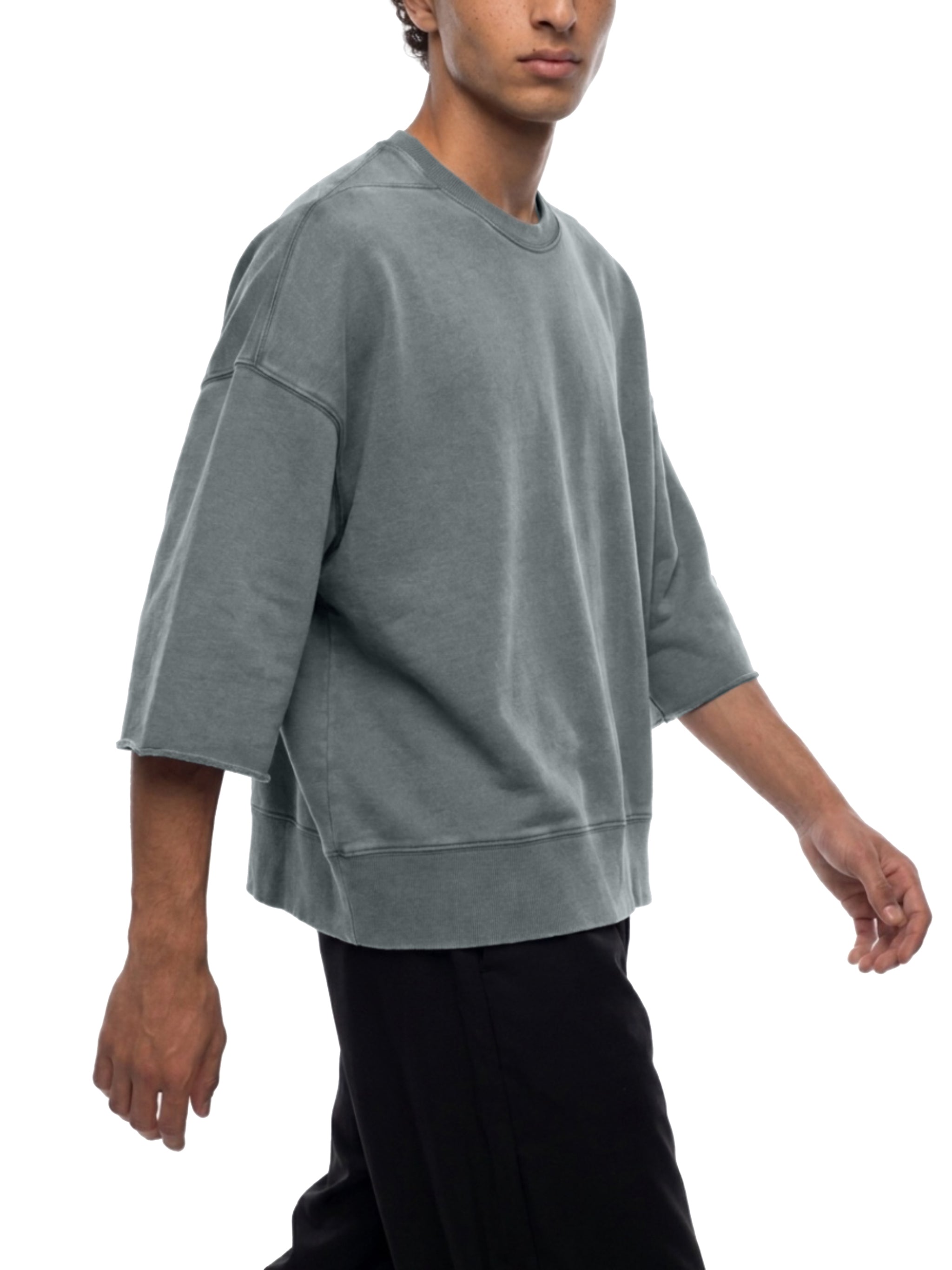 BCK Boxy Raw Edge T-Shirt